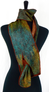 A beautiful felted scarf by Jill Lynn