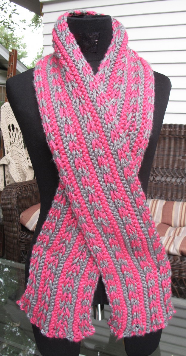 FREE Twisted Float Scarf Pattern! Annie's Recovery & Knitting Blog