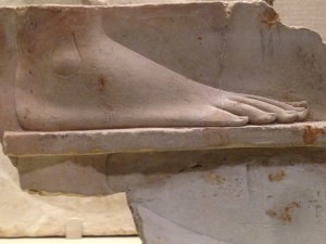 An Egyptian foot.  This has absolutely nothing to do with the blog post.